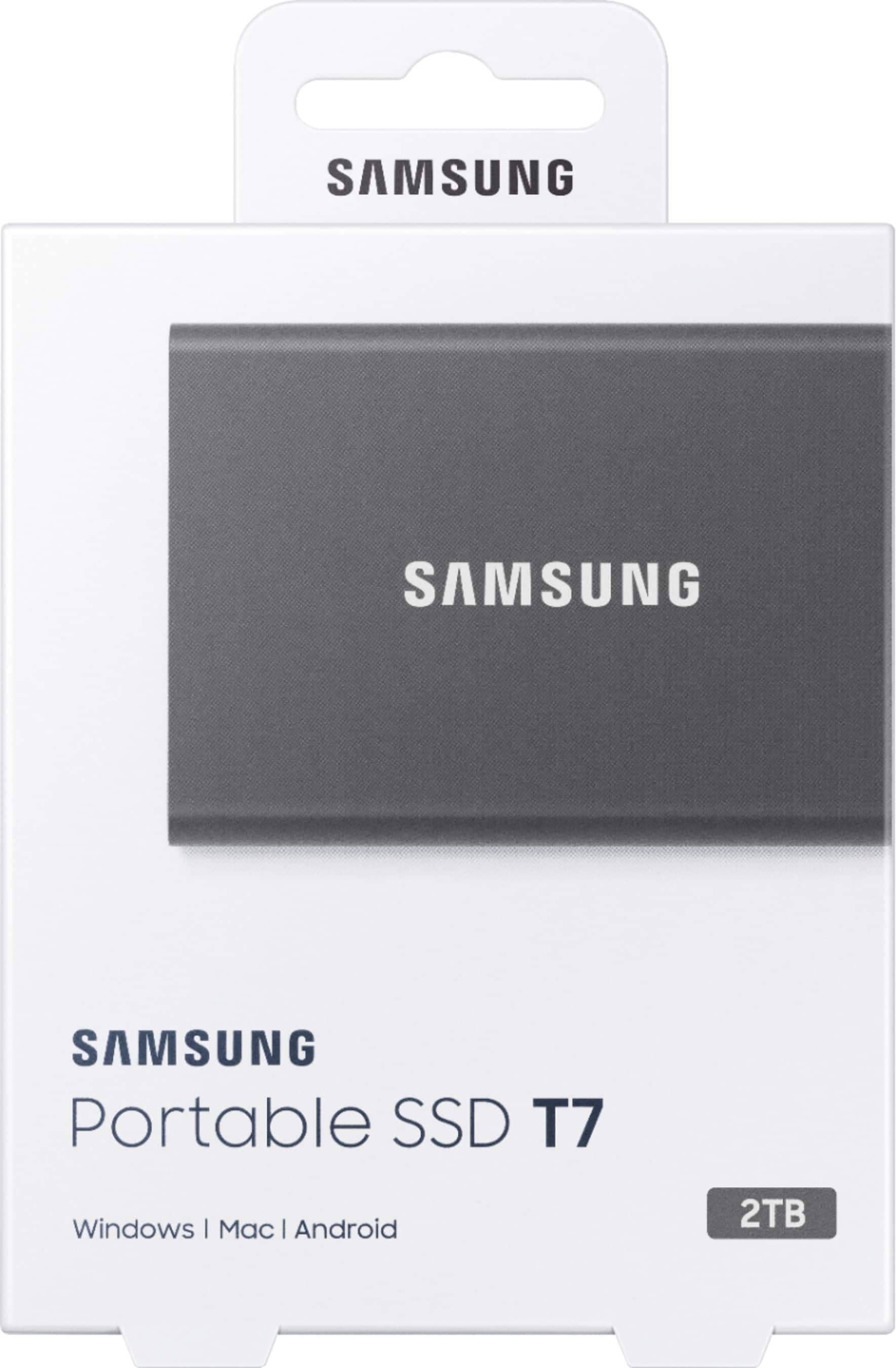 Samsung T7 External SSDs Red 1TB New