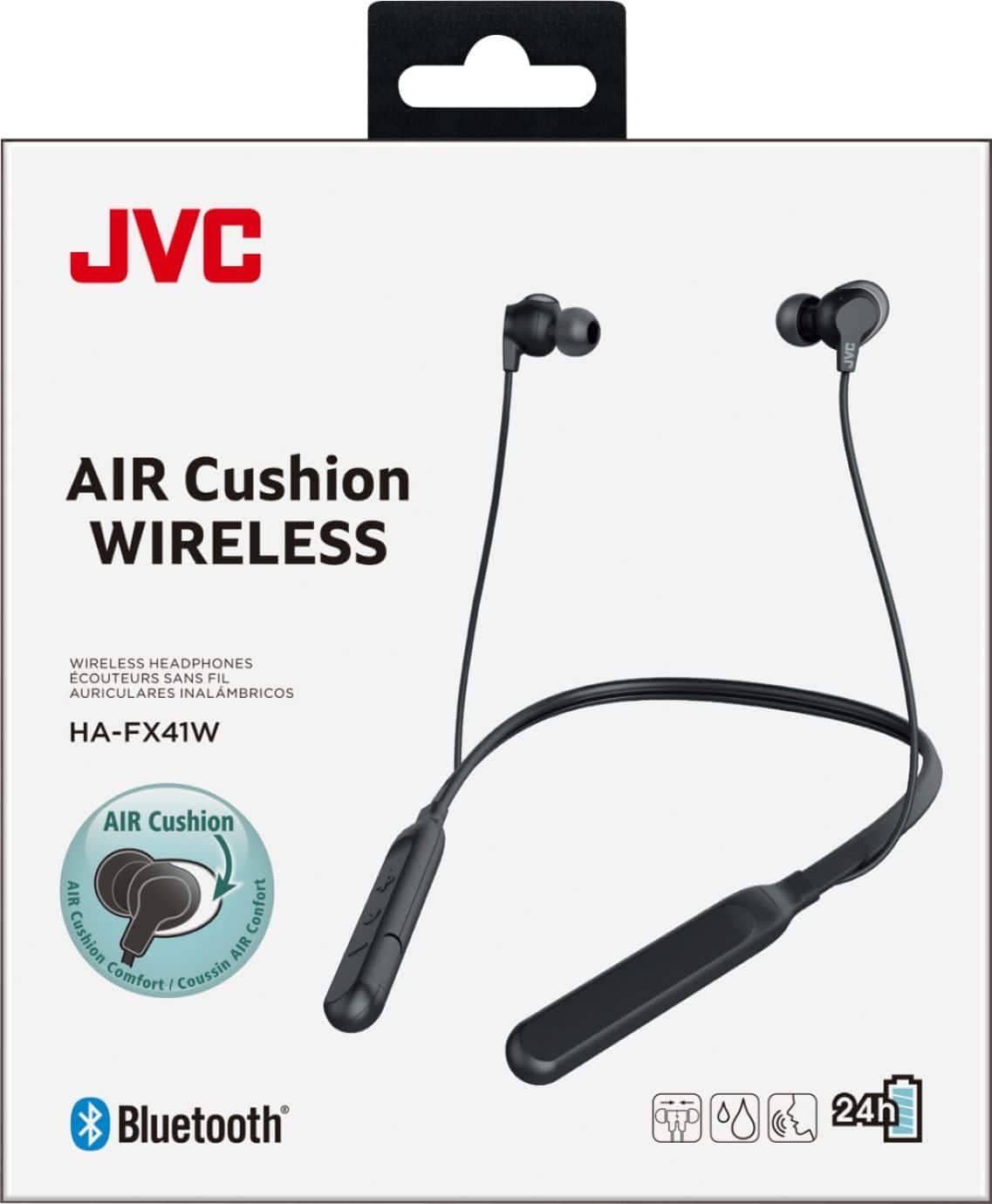 JVC HAFX41WB Headphones & Earbuds Black New