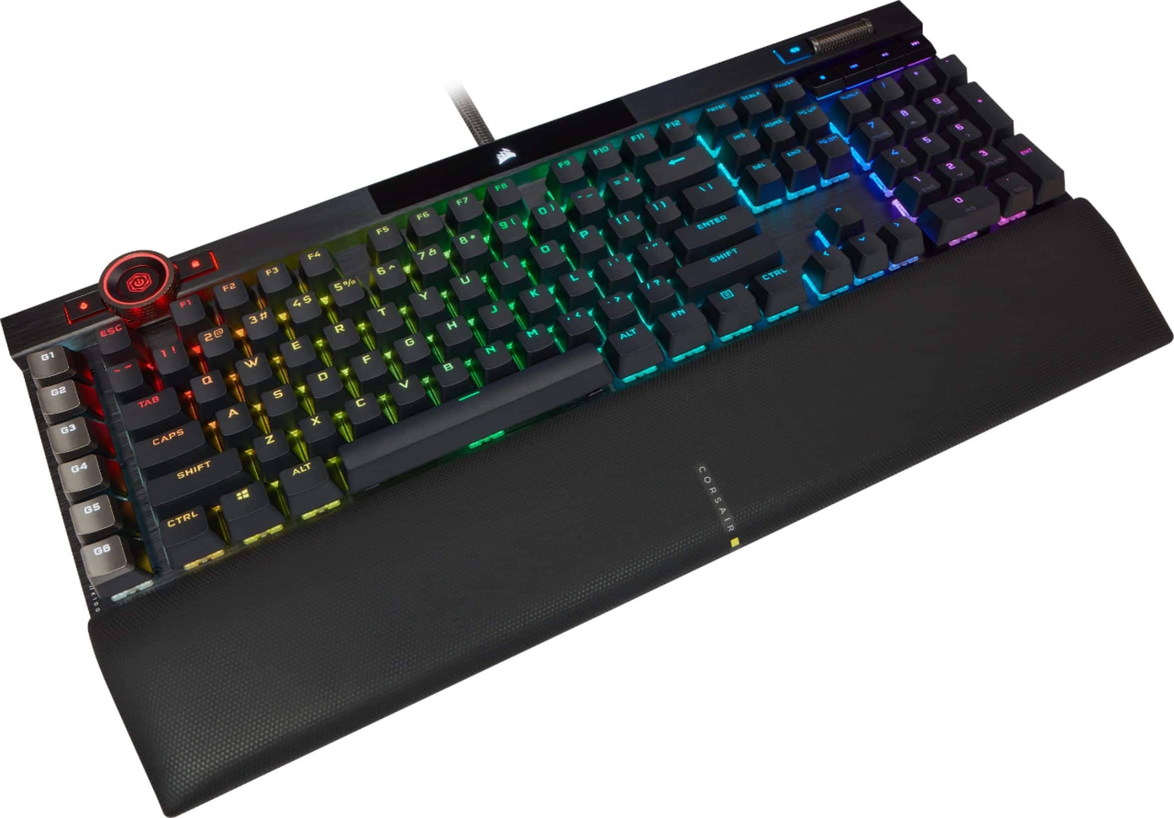 Corsair K100 RGB Keyboards Black Cherry MX Speed Silver New