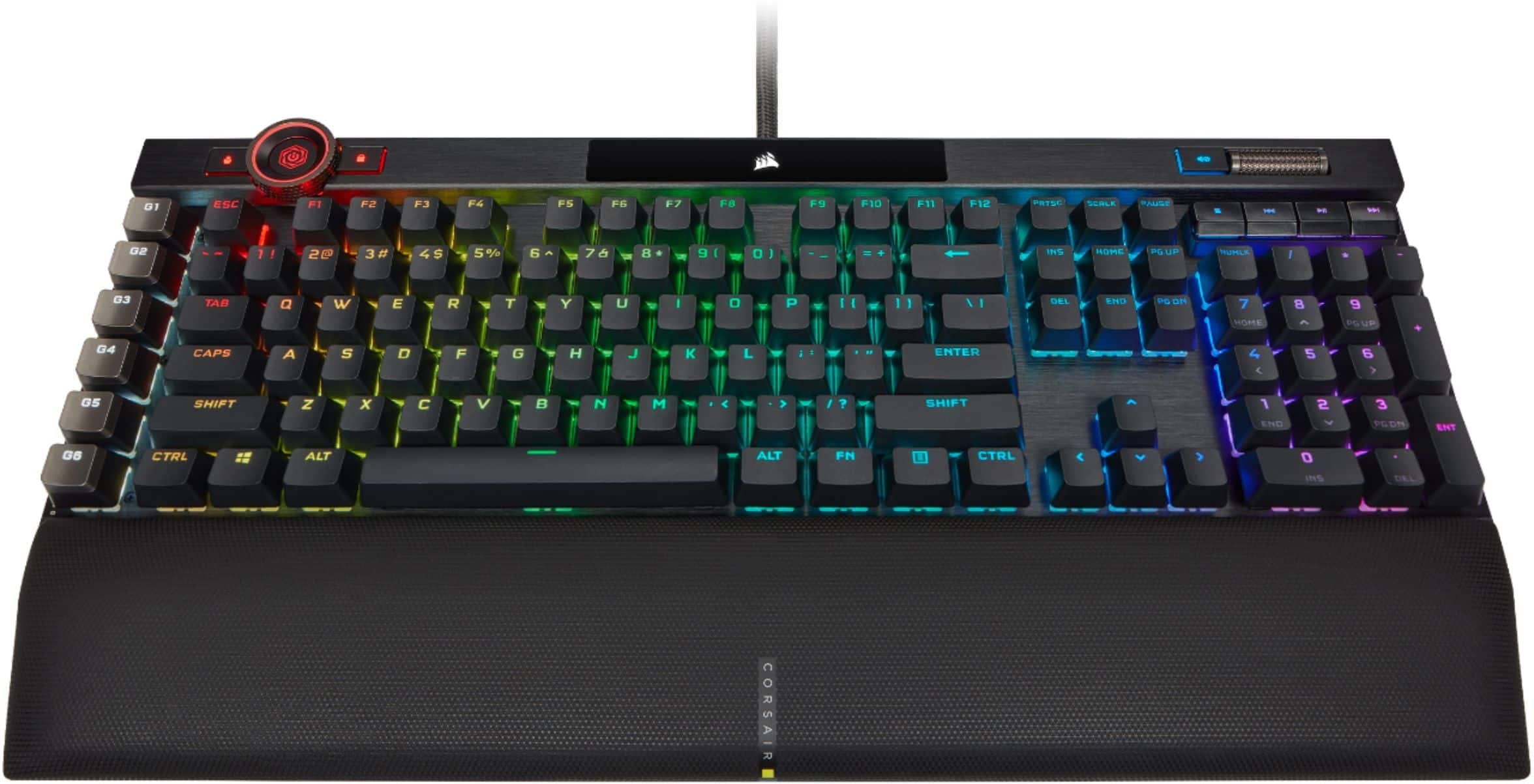 Corsair K100 RGB Keyboards Black Cherry MX Speed Silver New