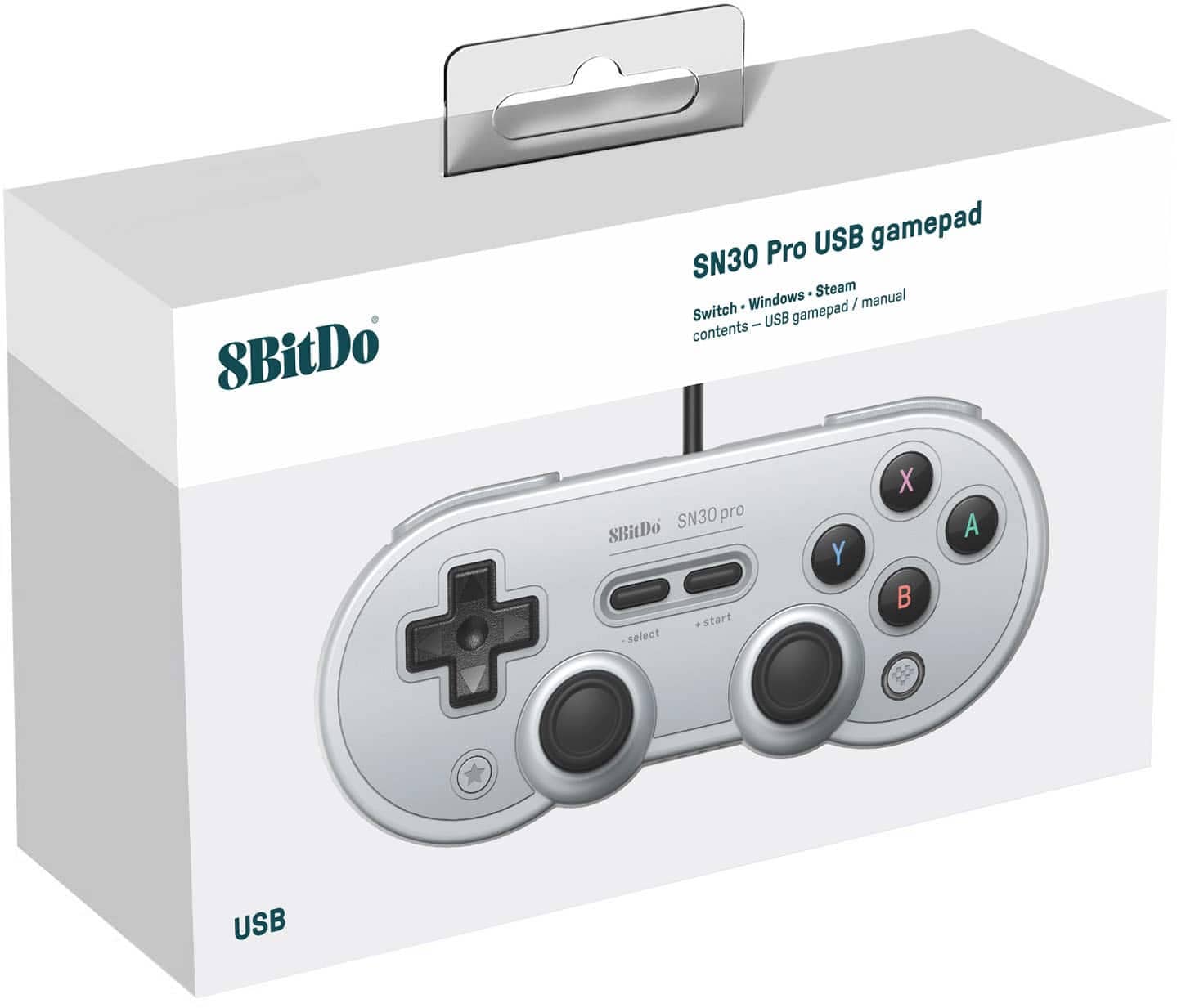 8BitDo SN30 Pro Pro Controllers (Game) Gray New