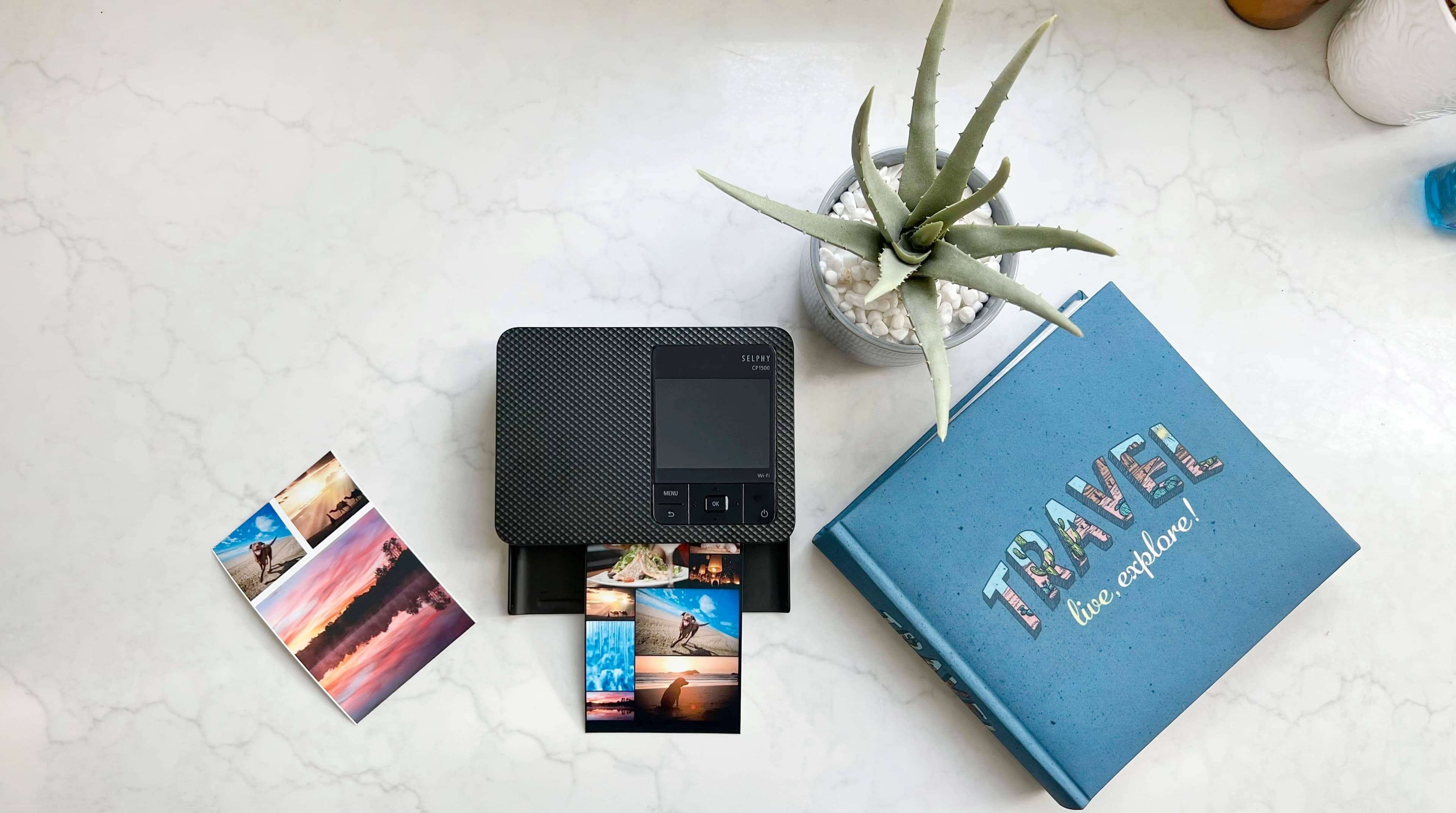 Canon SELPHY CP1500 Wireless Compact Photo Printer, Black Printers New