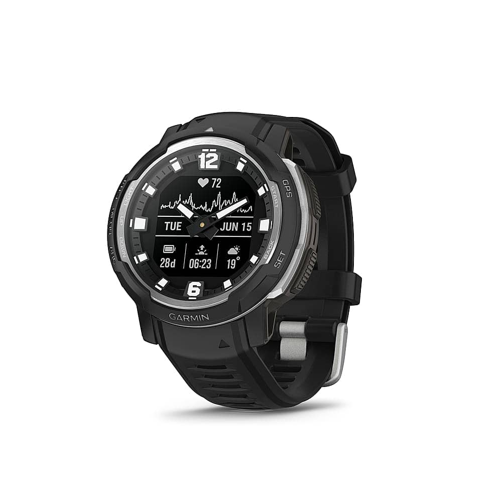 Garmin Garmin Instinct Crossover Smartwatches Black 45mm New