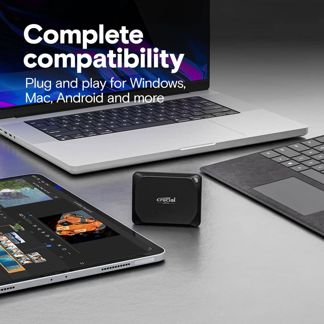 Crucial X10 Pro External SSDs Black 1TB New