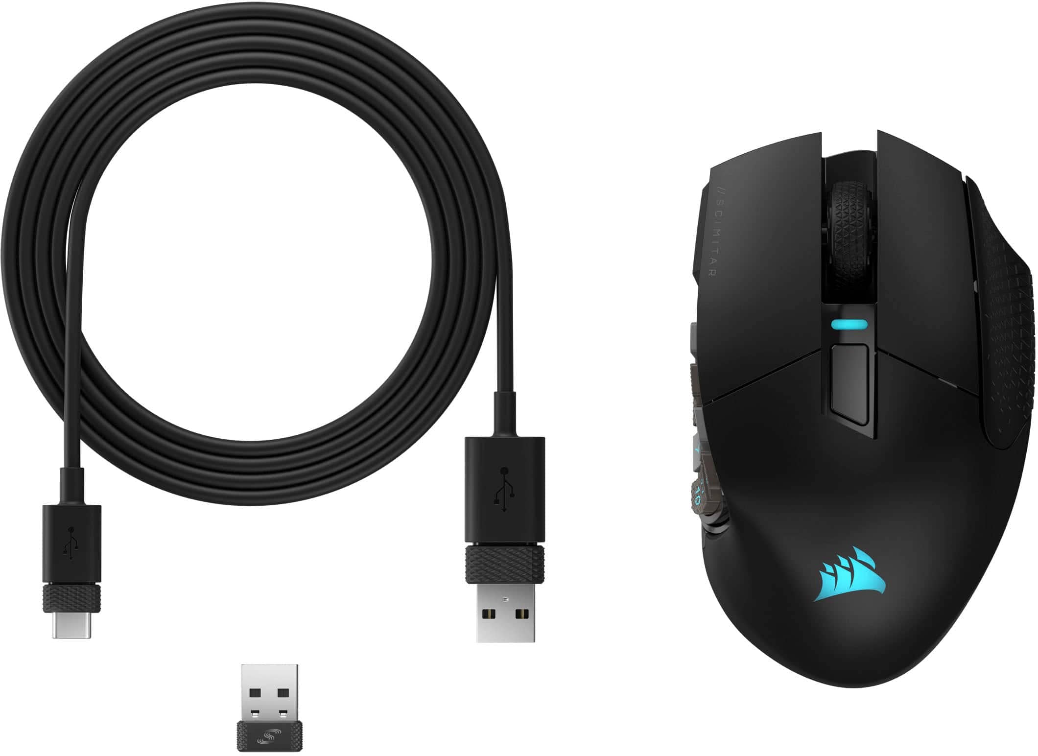 Corsair Scimitar Elite Mice Wired Black New