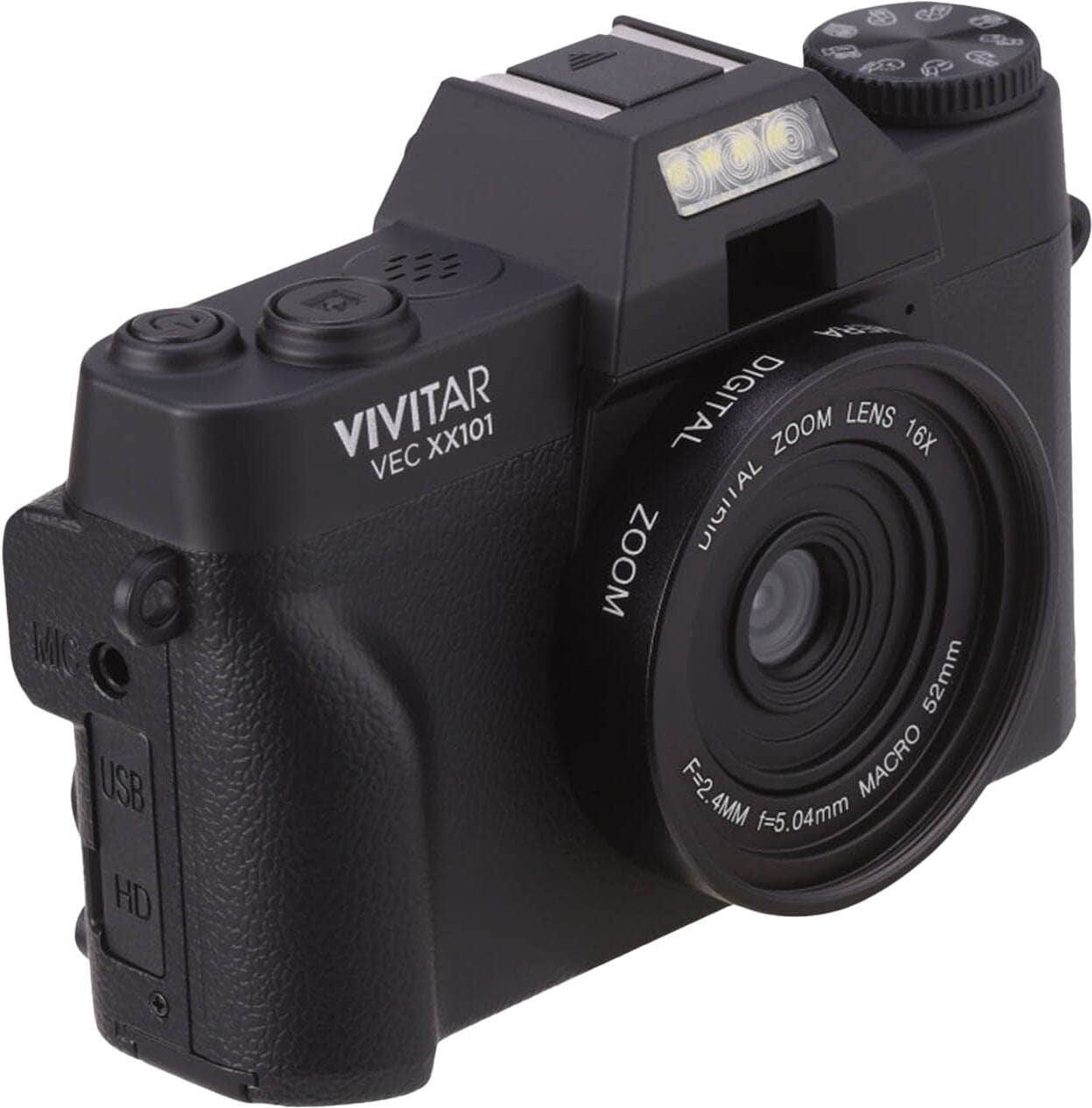 Vivitar VEC XX101 Digital Cameras Black New Body Only