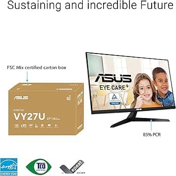 ASUS VY27UQ Monitors For parts or not working