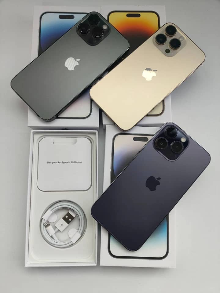 Apple iPhone 14 Pro Max Cell Phones Black 128G Unlocked New