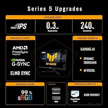 ASUS VG279QM5A Monitors New