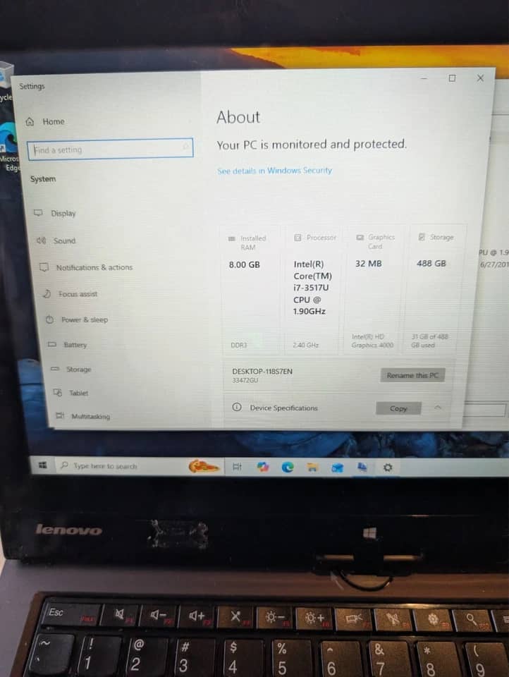Lenovo ThinkPad Twist Computers 500GB 4GB New