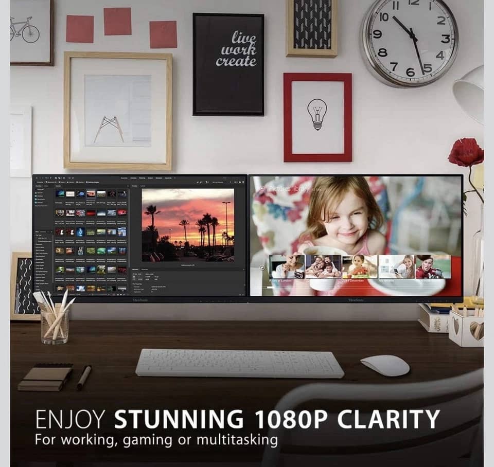 ViewSonic VA2256-MHD_H2 Monitors Black New