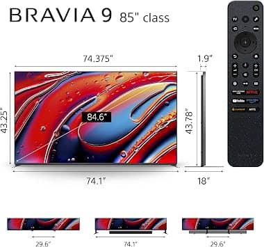 Sony bravia 9 TVs Black New
