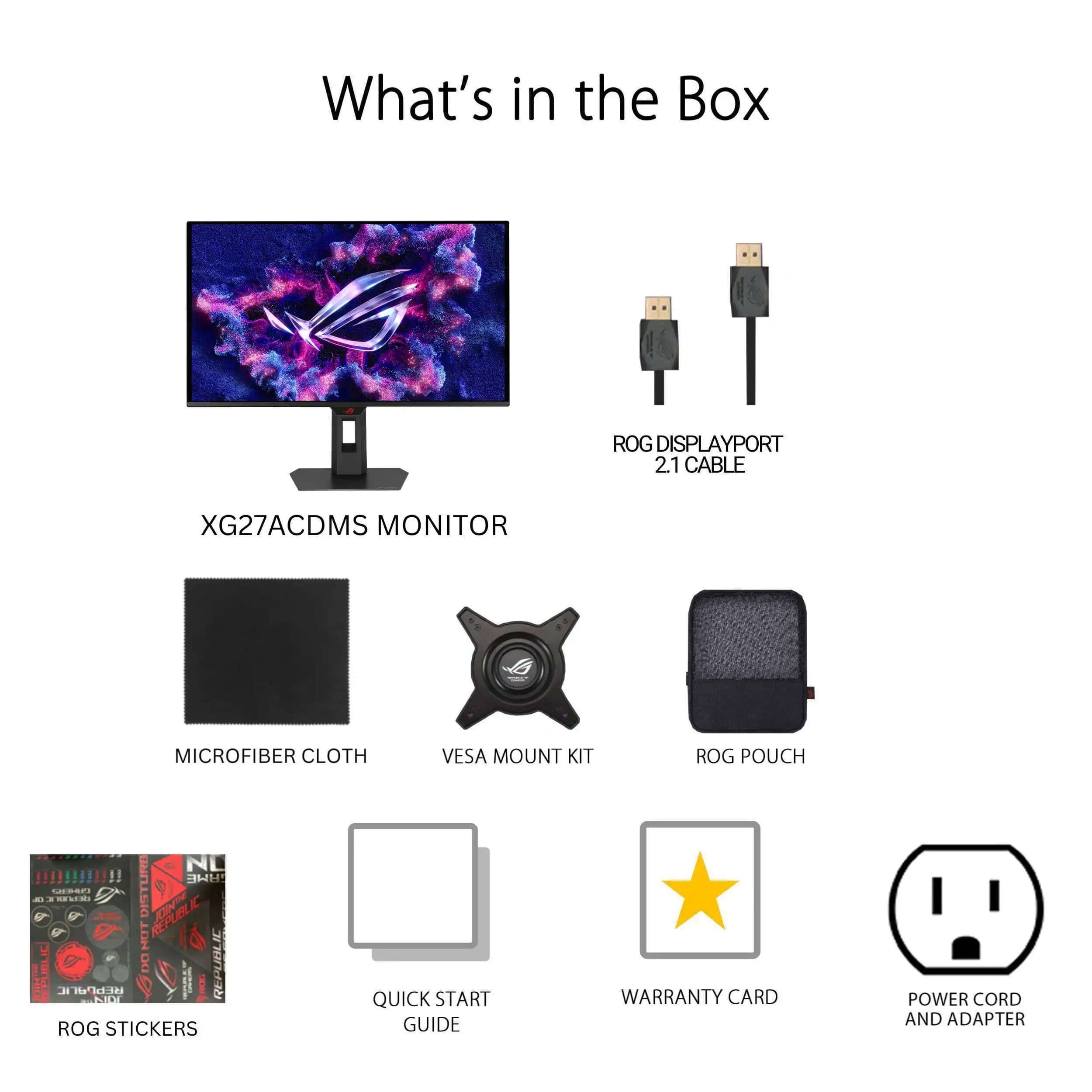 ASUS XG27ACDMS Monitors New