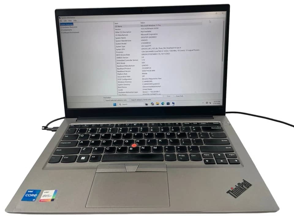 Lenovo ThinkPad E14 Gen 4 Computers 256GB 16GB Used - Good