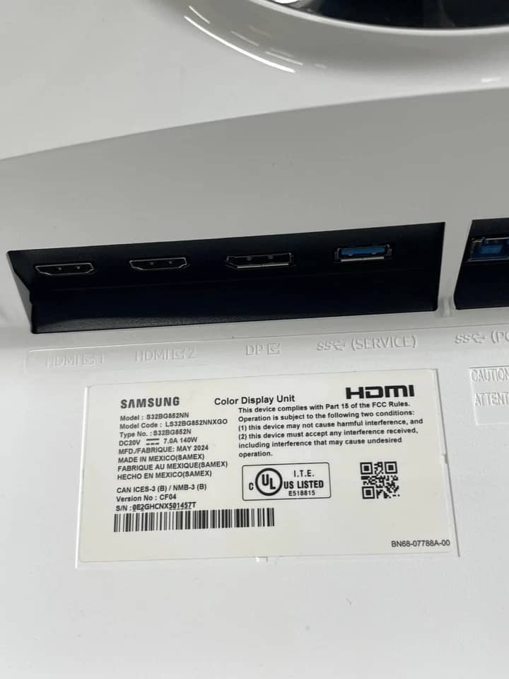 Samsung LS34C650TA Monitors For parts or not working