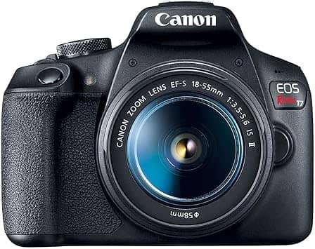 Canon EOS Rebel T7 Digital Cameras Black 18-55mm IS II Kit New