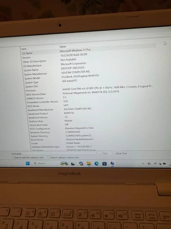 ASUS Vivobook MJ401TA Computers 120GB 4GB Used - Good