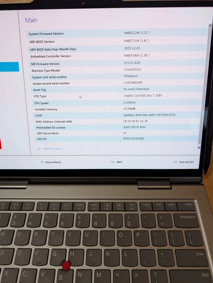Lenovo ThinkPad X1 2-In-1 2-in-1 Gen 10 Computers 1TB 32GB New