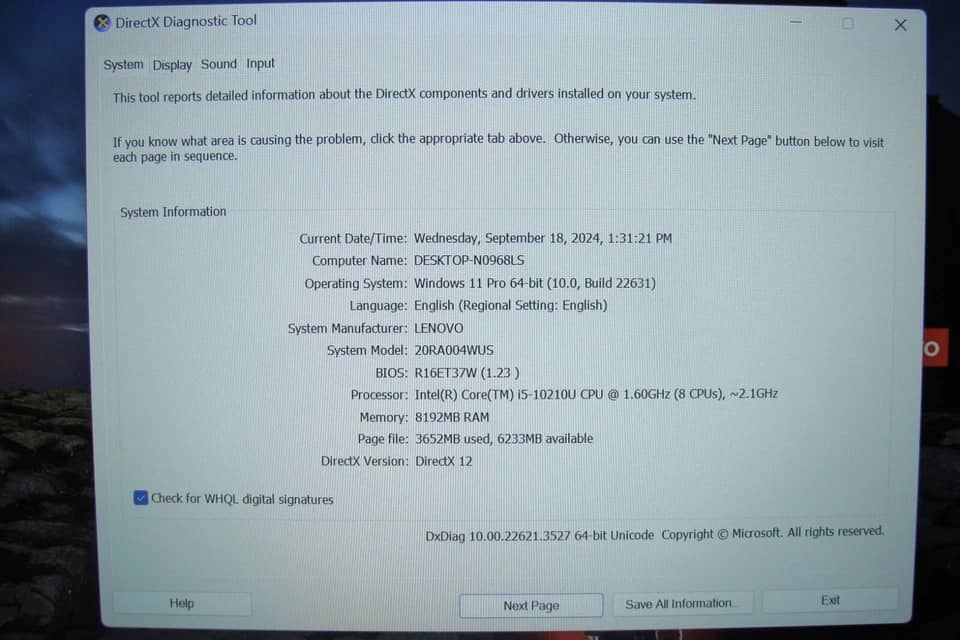 Lenovo ThinkPad E14 Gen 1 Computers 1TB 8GB Used - Good