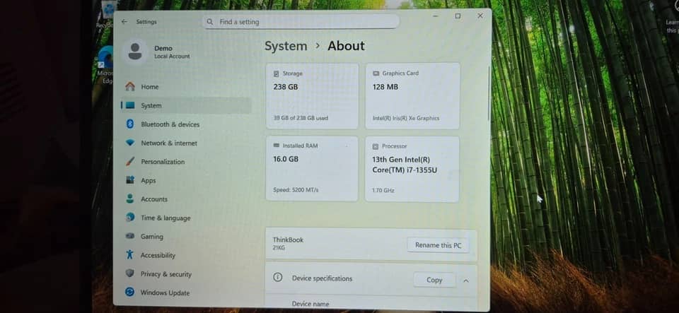 Lenovo ThinkBook 14 G6 Computers 512GB 16GB Used - Good