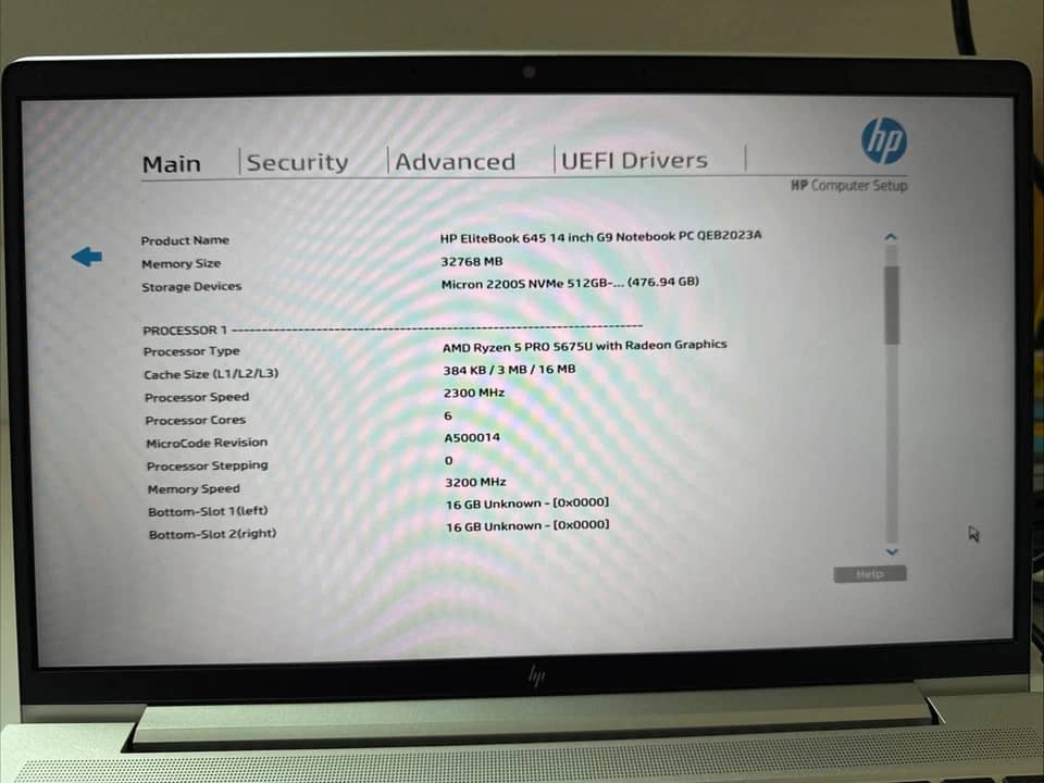 HP EliteBook 645 G9 Computers 256GB 16GB Refurbished - Acceptable