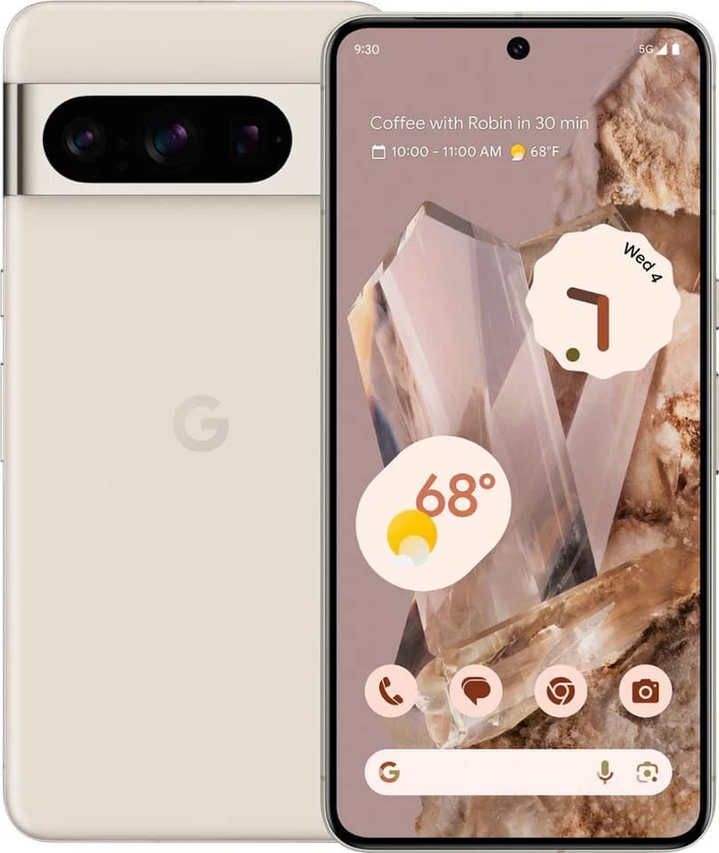 Google Pixel 8 Pro Cell Phones White 256G Unlocked New