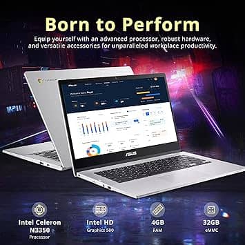 ASUS Chromebook CX1400 Computers 32GB 4GB Refurbished - Excellent