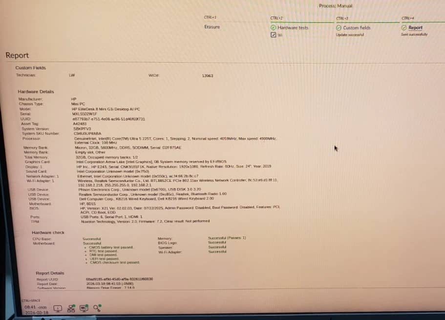HP EliteDesk 8 G1I Computers 1TB 32GB New