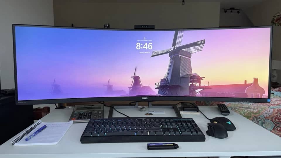 Philips 499P9H Monitors Black New