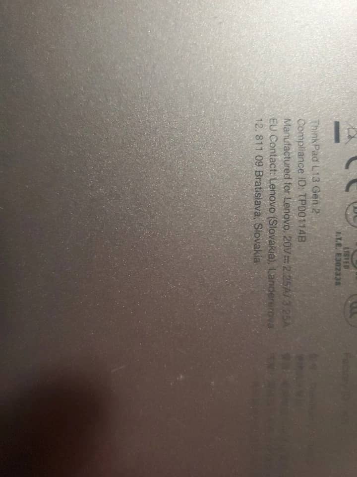 Lenovo ThinkPad L13 Gen 2 Computers 1TB 16GB Used - Good
