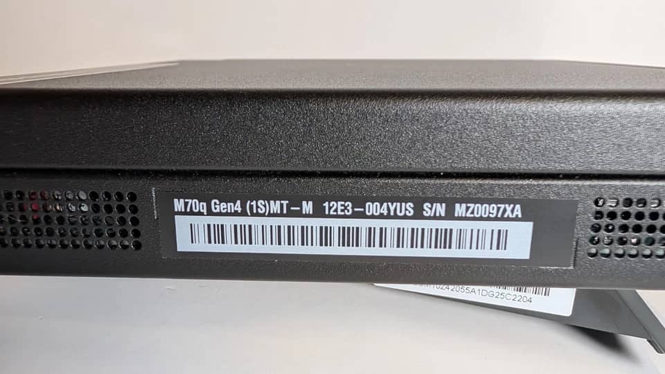 Lenovo ThinkCentre M70q Gen 4 Computers 256GB 8GB Refurbished - Excellent