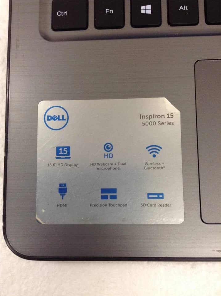 Dell Inspiron 5567 Computers 1TB 4GB Used - Good