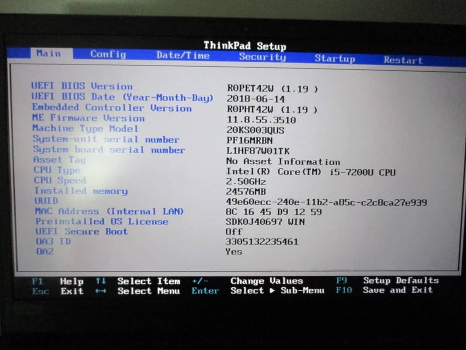 Lenovo ThinkPad E580 Computers 256GB 16GB Refurbished - Excellent