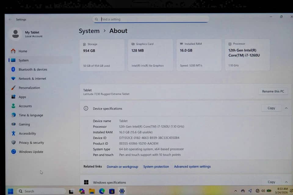 Dell Latitude 7230 Computers New