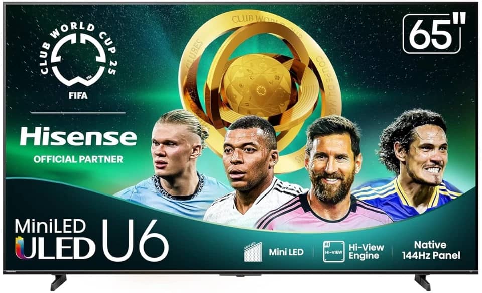 Hisense u6 fire tv TVs Black New