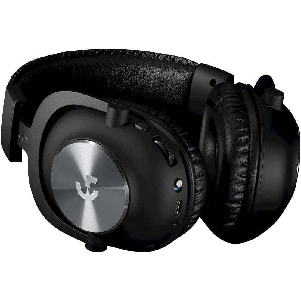 Logitech G Pro X Wireless Headphones & Earbuds Black Refurbished - Excellent
