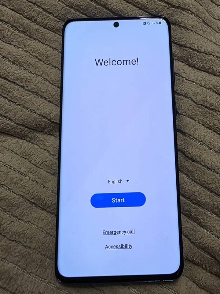 Samsung Galaxy S20 Cell Phones Black Unlocked 128GB For parts or not working