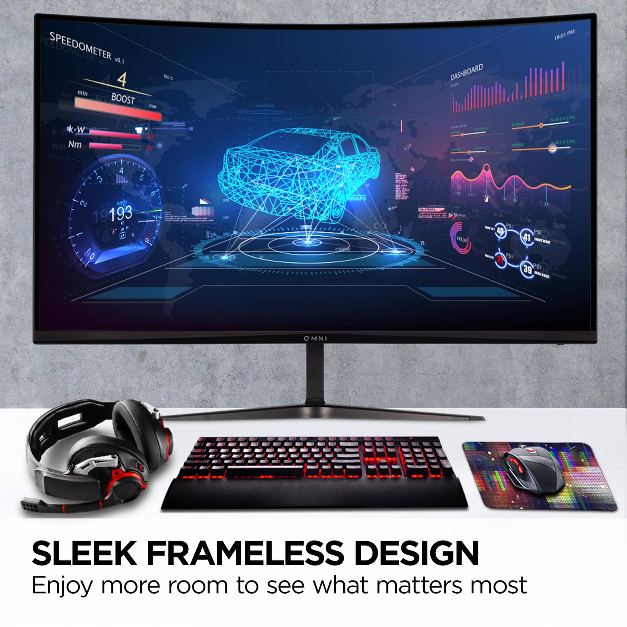 ViewSonic VX3218C-2K Monitors Black New