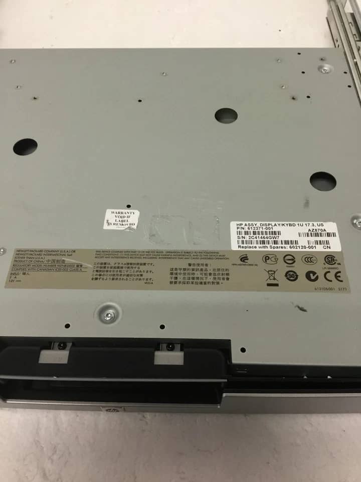 HP TFT7600 G2 Monitors Silver Used - Good