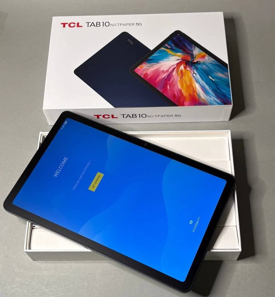 TCL Tab 10 NXTPAPER 5G Tablets Blue 128GB Open-Box Excellent
