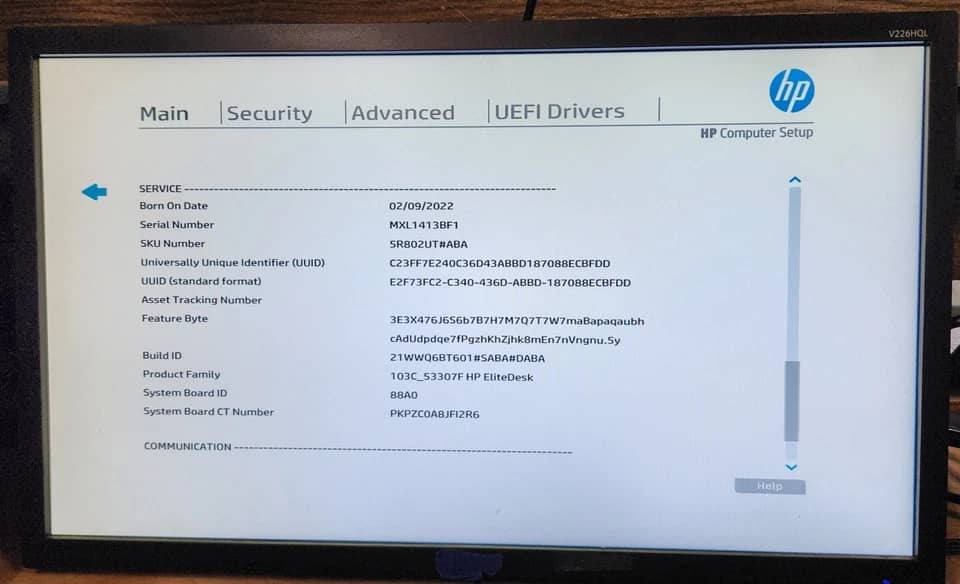 HP EliteDesk 800 G8 Computers 256GB 16GB Refurbished - Acceptable