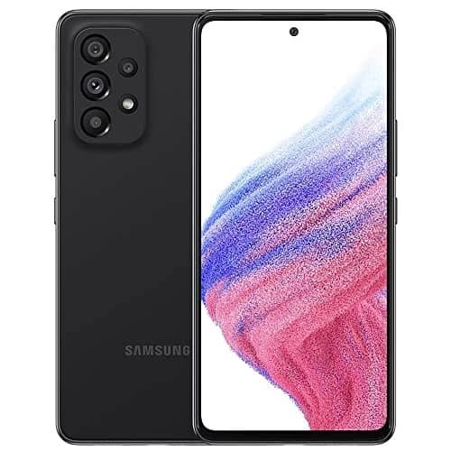 Samsung Galaxy A53 Cell Phones Black AT&T 128GB Refurbished - Acceptable