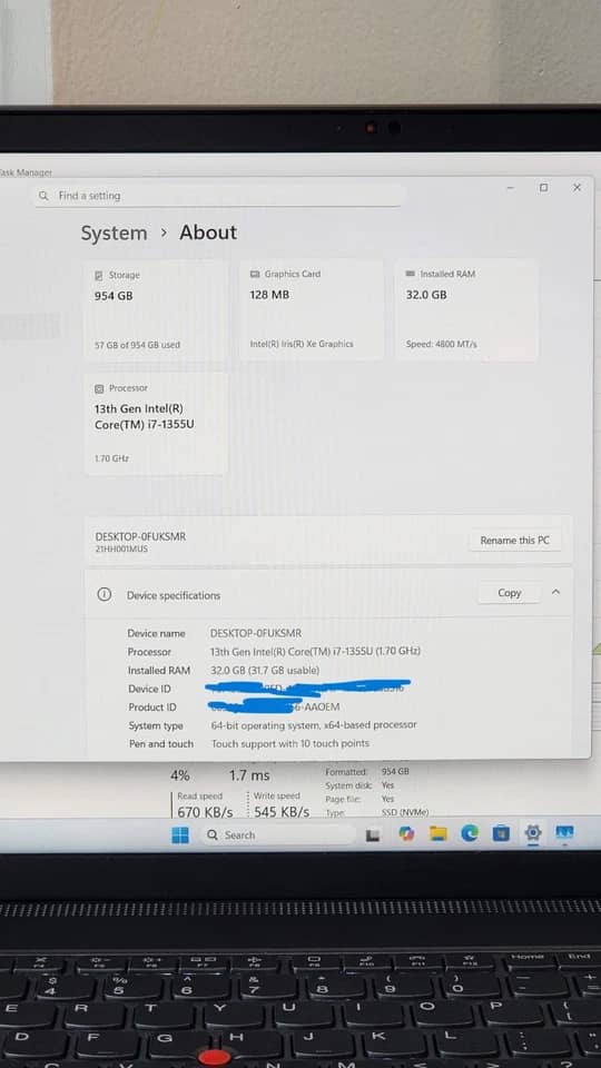 Lenovo ThinkPad T16 Gen 2 Computers 1TB 16GB New