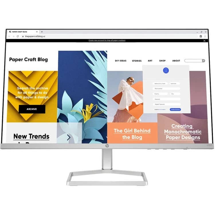 HP 524sf Monitors New