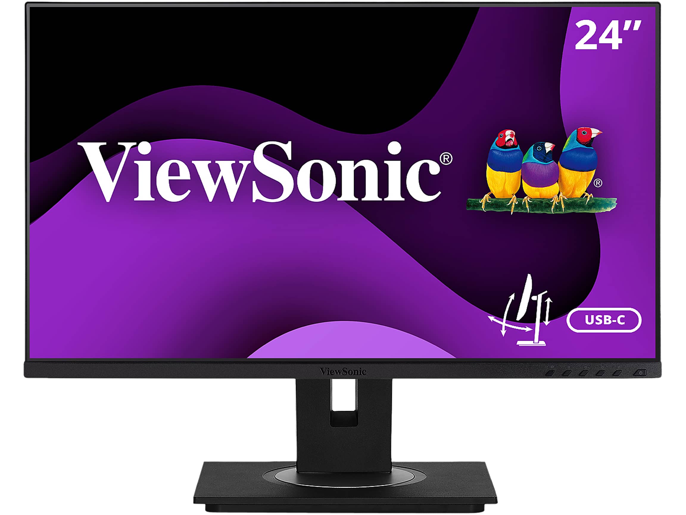 ViewSonic VG2456 Monitors Black New