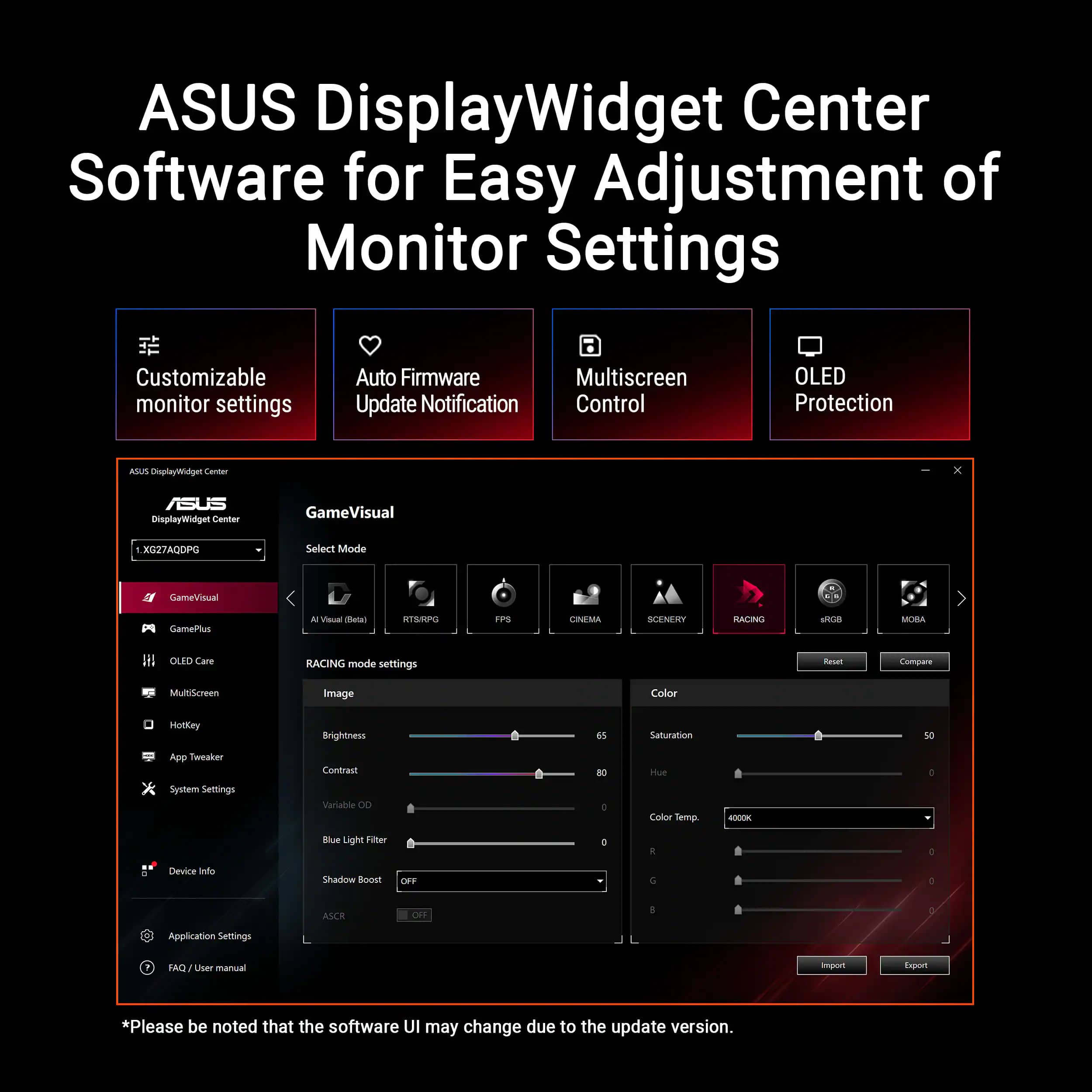 ASUS XG27ACDMS Monitors New