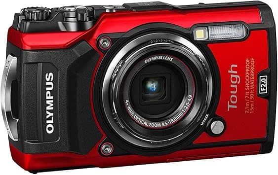 OM SYSTEM Tough TG-6 Digital Cameras Black Body Only Used - Good