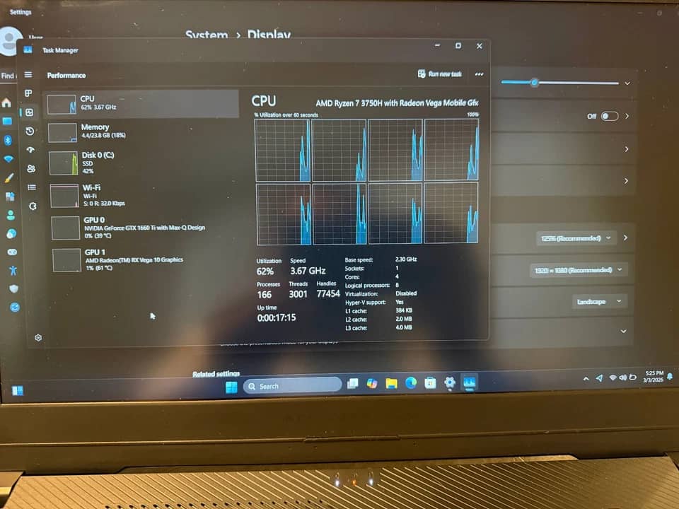 ASUS ROG Zephyrus GA502DU Computers 512GB 16GB New
