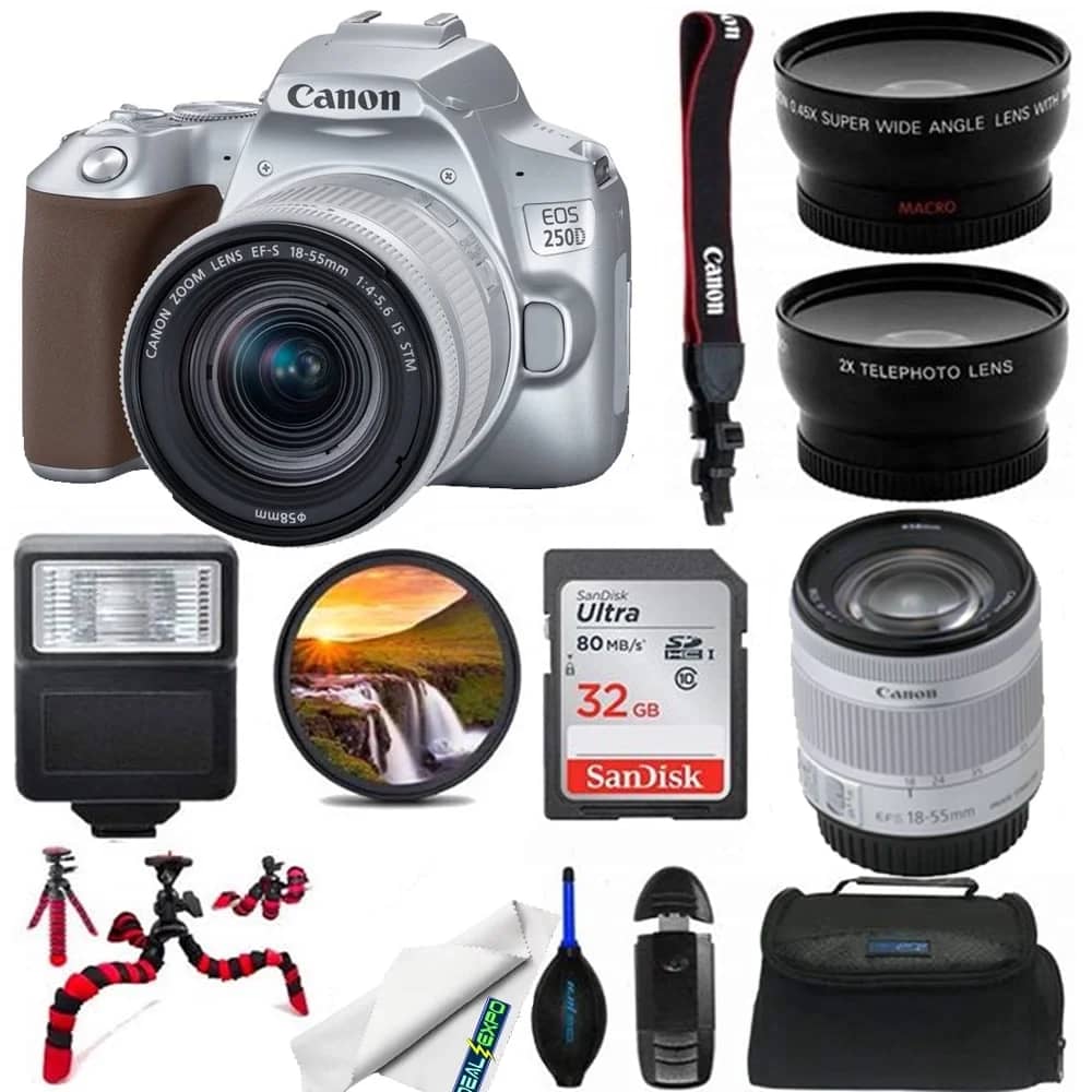 Canon EOS 250D Digital Cameras Black New
