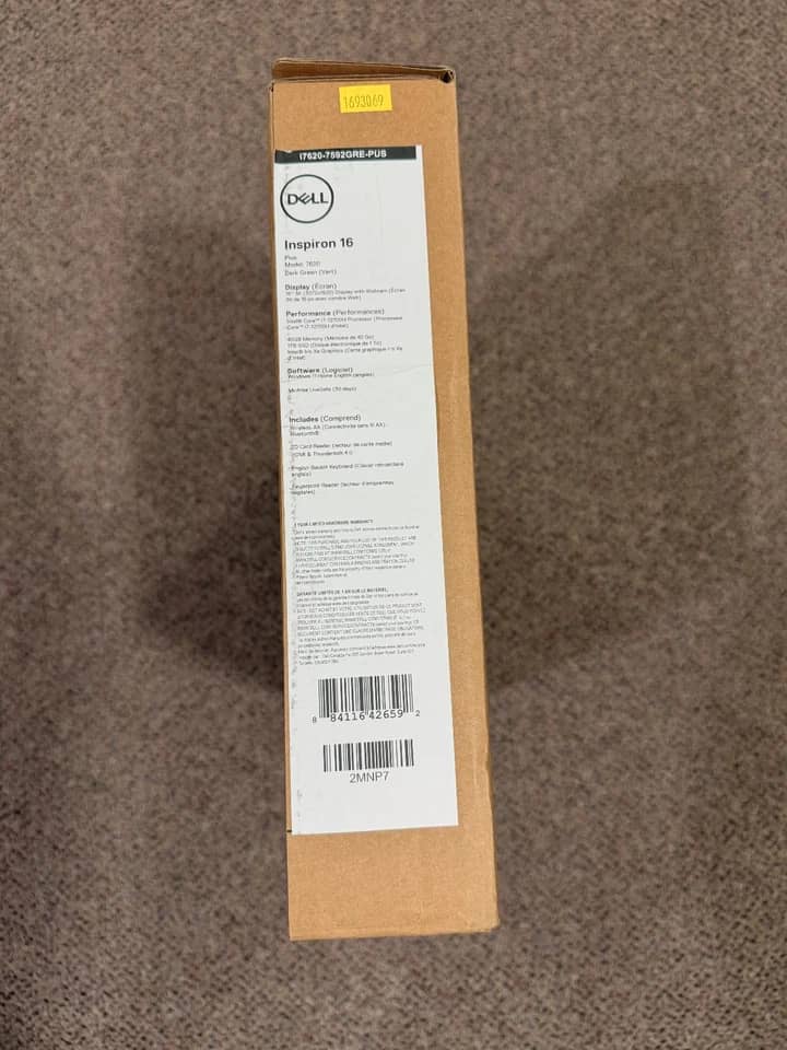Dell Inspiron 16 7620 Computers 1TB 16GB New